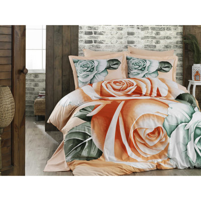 Cotton Floral Duvet Cover