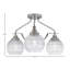 Odyssey 3 Light Semi-Flush Shown In With 6"-91357714-91357713