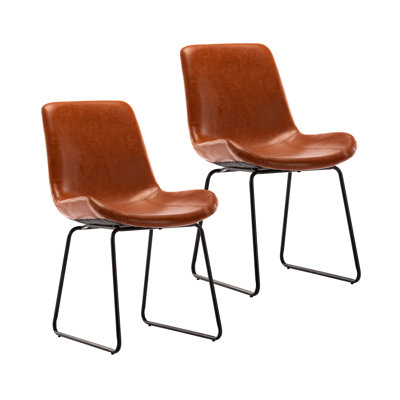 Chilton 17.72'' H Polyurethane Upholstered Side Chair