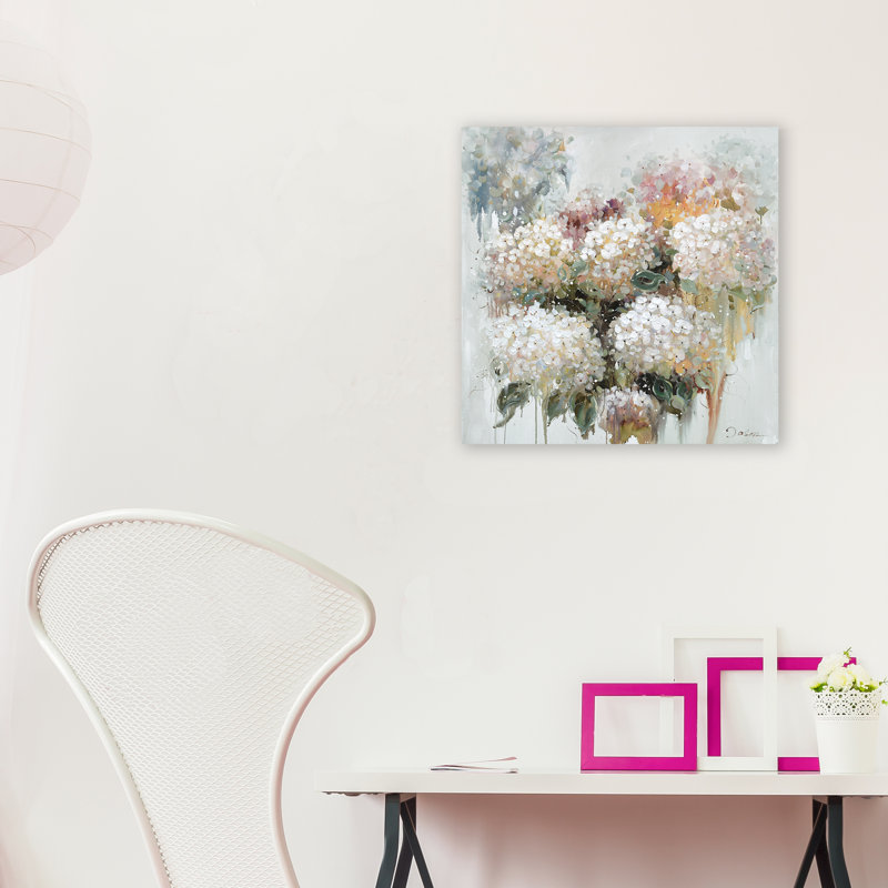 Peinture sur toile tendue, H 20 po x l 20 po x P 2 po