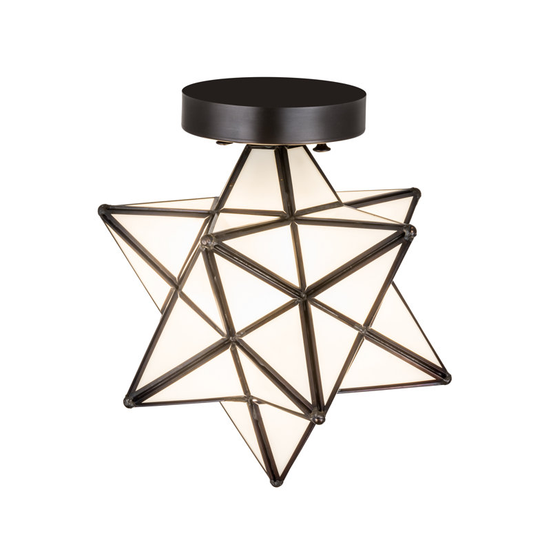 1 - Light Semi Flush Mount