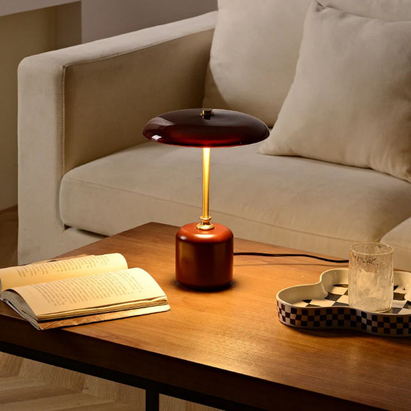 Lampe de table en bois Alaula