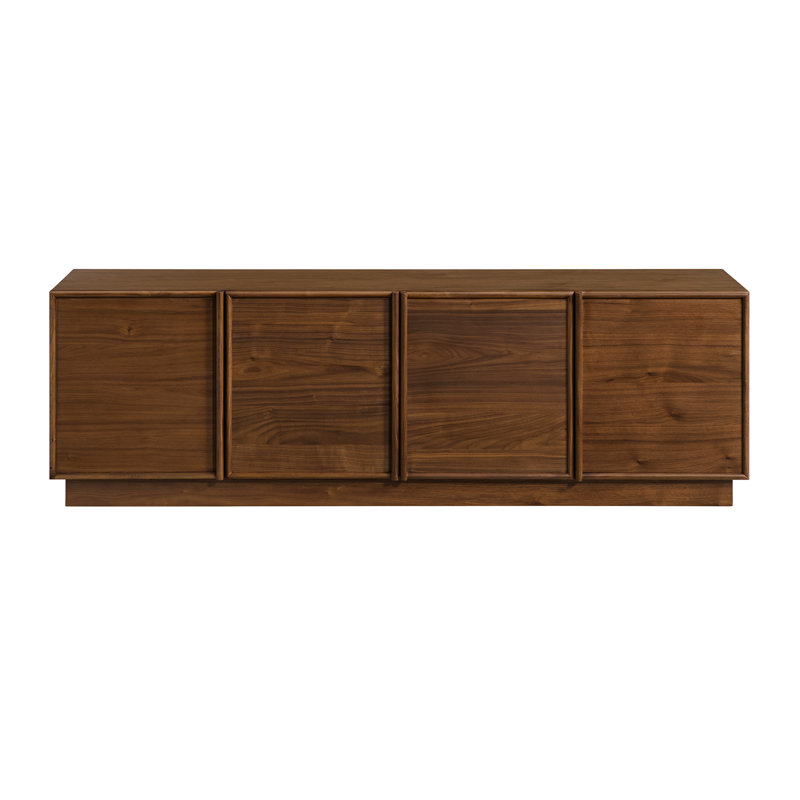 Console multimédia 70 "en noyer naturel Collins