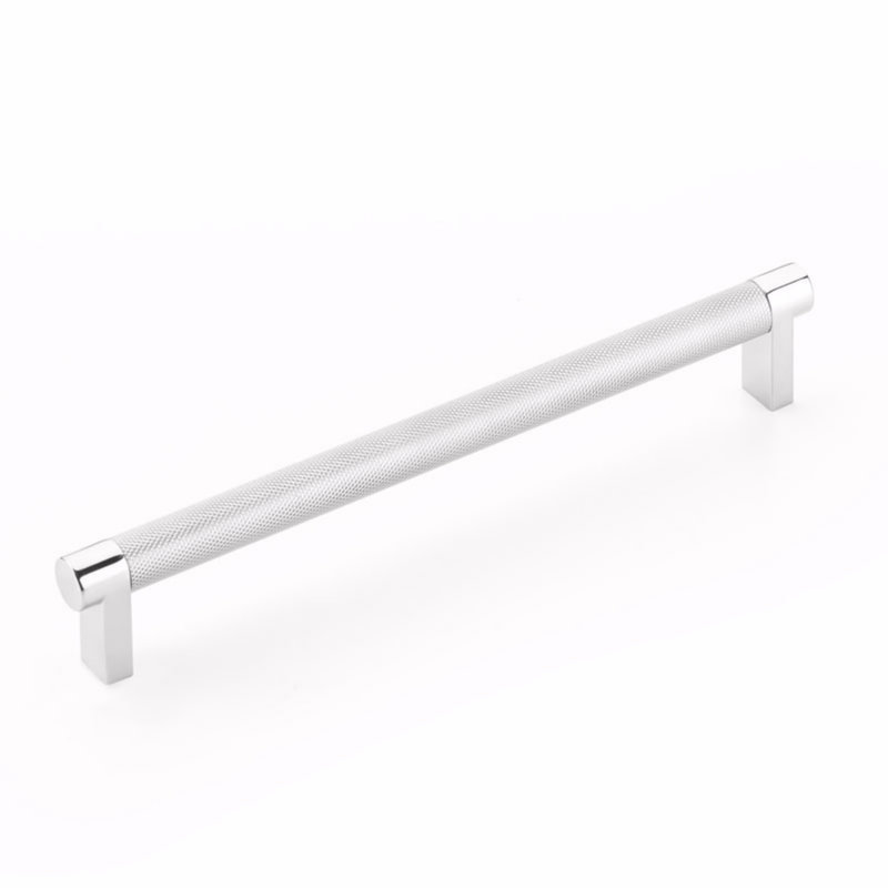 Select Cabinet Pull Bar / Handle Pull, Polished Chrome, 8" Center to Center