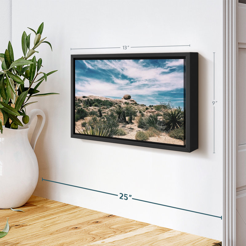 Floral et botanique «Cactus Desert Wall Art», H 9 po x l 13 po