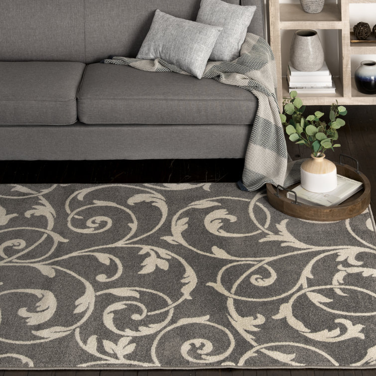 Sitz Washable Floral Indoor / Outdoor Rug