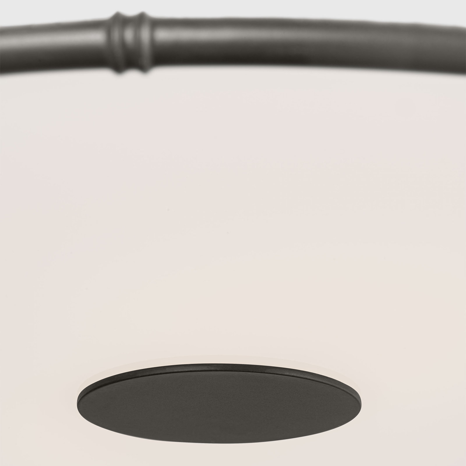 2-Light Flush Mount, Aged Iron