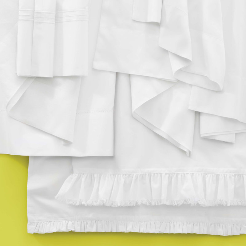 Lush Linen Sheet Set, Queen Sheet Set, White