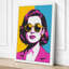 Woman in Sunglasses Modern - Wrapped Canvas-275712517-275712539