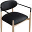 Chaise rembourrée en cuir Riccio-217157791-217157780
