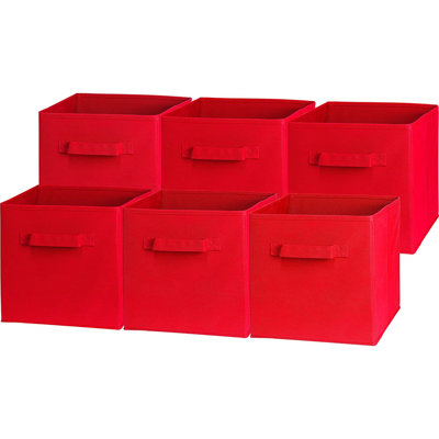 Ensemble de bacs de rangement en tissu
