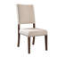 Chaise rembourrée ivoire Crescentia Cogburn