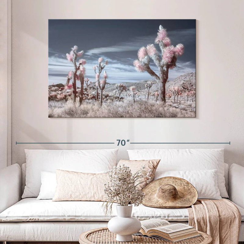 Ravi désert Joshua Trees, H 32 po x l 48 po