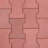 Dog-Bone Rubber Paver in Red