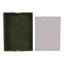 Élégant plateau décoratif avec poignées en pierre et en métal - Plateau de repose-pieds décoratif pour consoles ou décoration intérieure - ensemble de 2, 20 po, vert-474305385