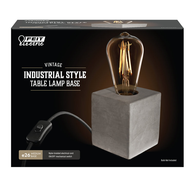 Concrete Lamp Base Lamp