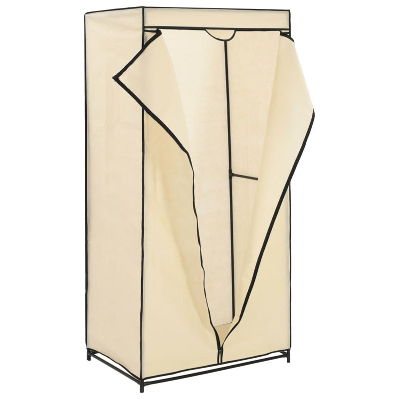 2 Door Wardrobe, Cream