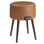 Synthetic Leather Round Ottoman With Storage