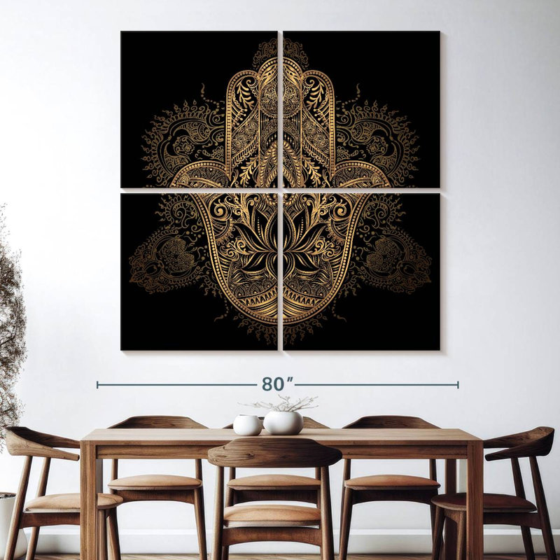 Kerrick Fatima Hamsa Hand, 74" H x 74" W