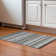 Premium Machine Washable Cerrito AMF589 Gray Runner Rug