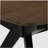 Wood Dining Table ,Walnut+Black
