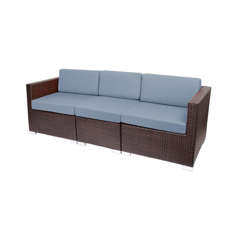 83,25 po d'osier large, Bleu clair