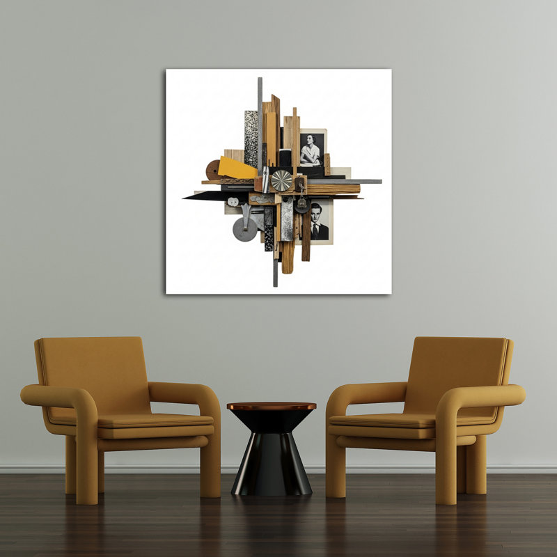 Fragments Of The Familiar, 48" H x 48" W