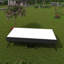 Lit pliant avec matelas simple en mousse douce - Structure en métal facile à transporter pour la détente des adultes