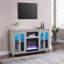 Meuble télé avec foyer à lumière grise de 70 po avec éclairage DEL, armoires, tablettes Emerson-856994825