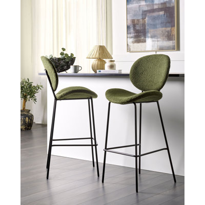 Luana Yes Bar Stool with Iron Frame
