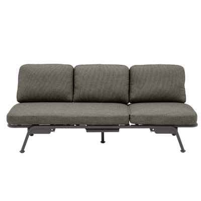Canapé inclinable luxueux en aluminium Davenport