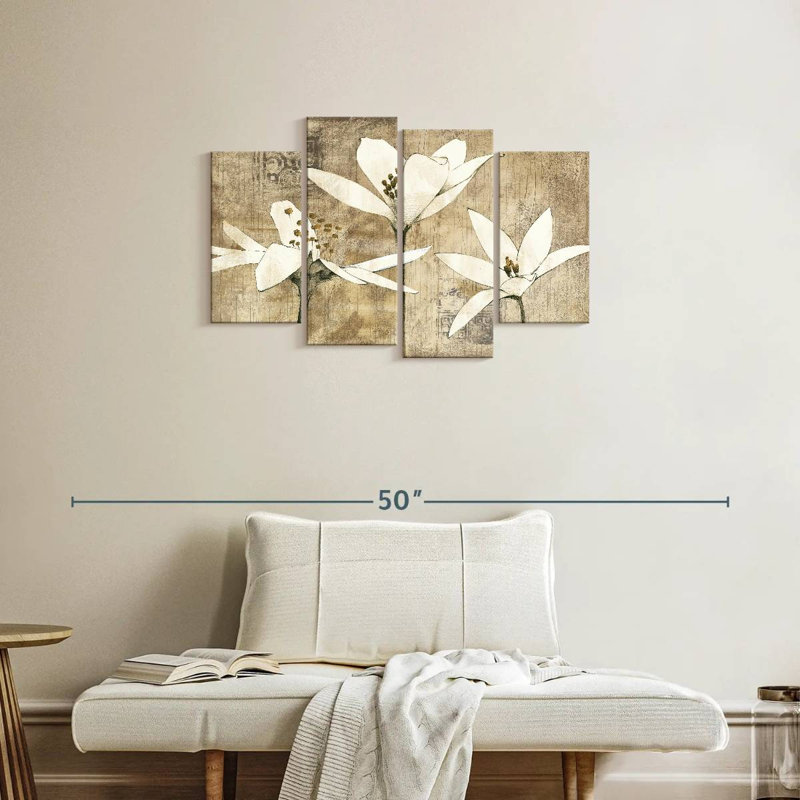 Crayon Harnek floral III, H 22 po x l 36 po