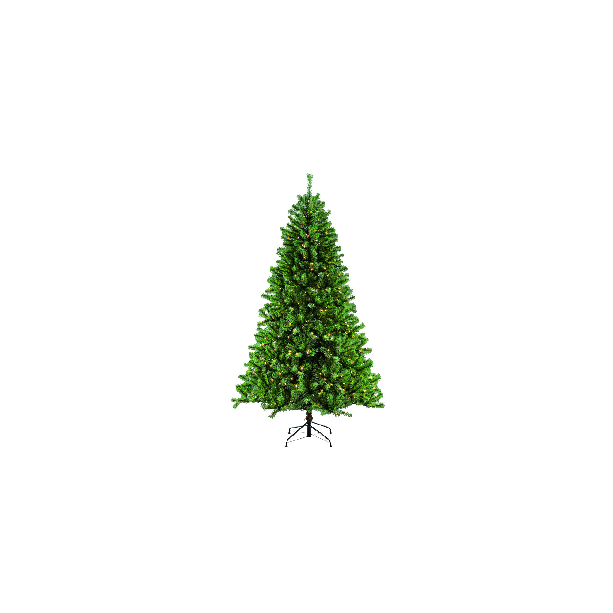 Lighted Artificial Fir Christmas Tree, 9'