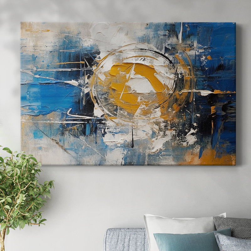 Série de paysages abstraits CXL, H 12 po x l 18 po
