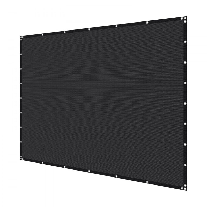 VEVOR Plastic Replacement Canopy, 243.8cm H x 365.8cm W x 0.3cm D, Black