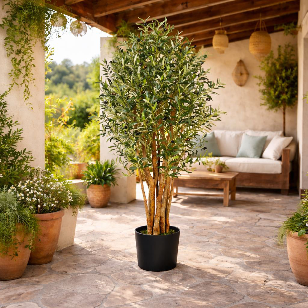 125cm Faux Plant in Pot Liner