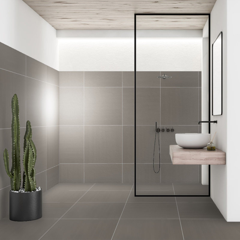 Refinery 24'' W x 24'' L Porcelain Singular Tile, Ember