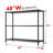 Height-Adjustable Garage Wire Shelving Unit for Kitchen, Laundry Room, Pantry, Warehouse, Basement-1130170040-1125958197