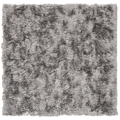 Cimah Shag Hand Tufted Performance Solid Color Rug