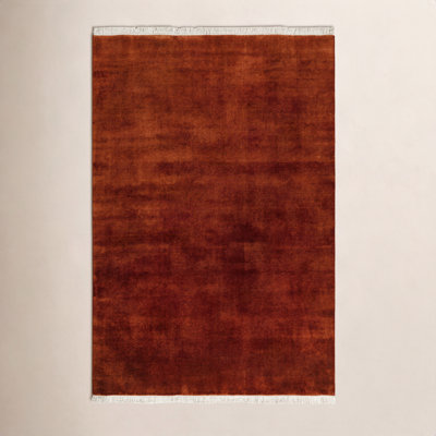 Clio Hand-Woven Gray Wool Rug