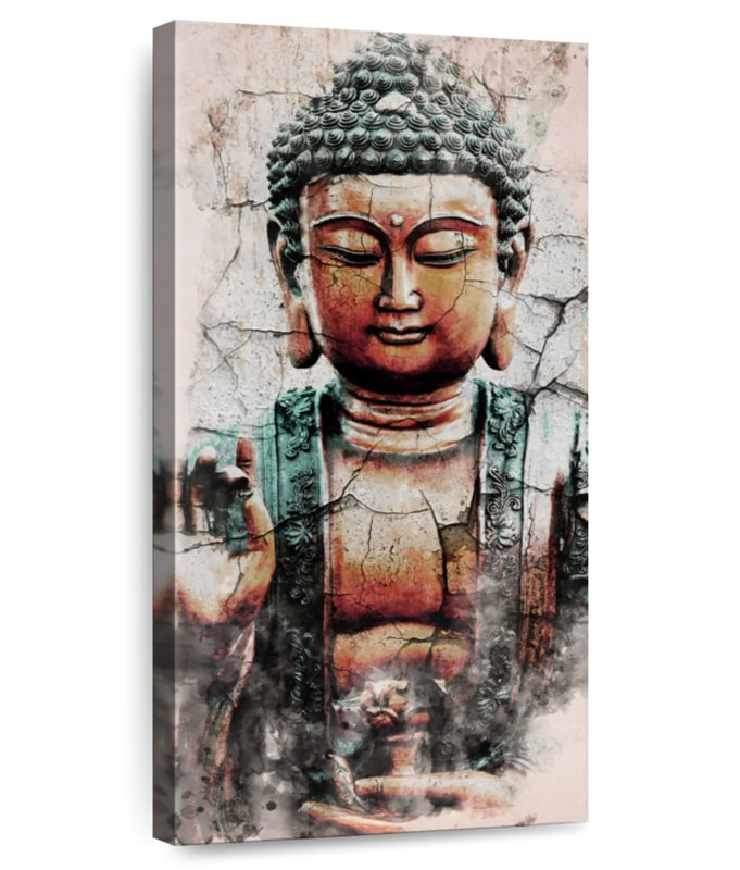 Mystical Buddha, 54" H x 27" W
