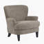 Fauteuil club rembourré Gerald Boucle-1776441726