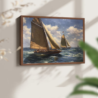 Série nautique-CCxxvi - impression encadrée - réversible