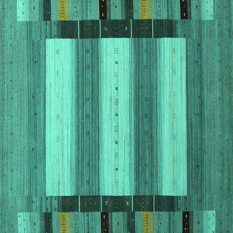 Maeleah Performance Abstract Indoor Rug, Square 4'
