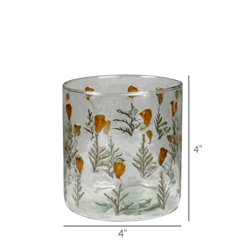 Minuscule fleur ouragan, verre - petit