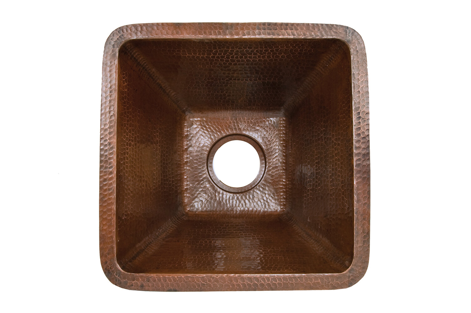 Monarch Abode Hand Hammered Pure Copper Sponge Holder, Bronze