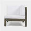 BRAVA X-BACK LOVESEAT, WHITE