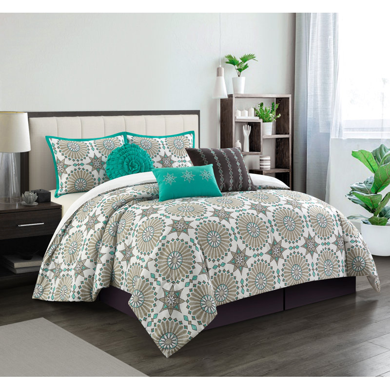 Comforter Set, Cal. King Comforter + 6 Additional Pieces