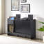 Armoire tourne-disque avec rangement en vinyle Arden