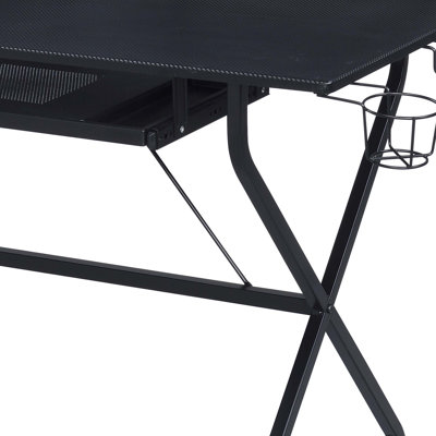 Computer Desk With Keyboard Tray